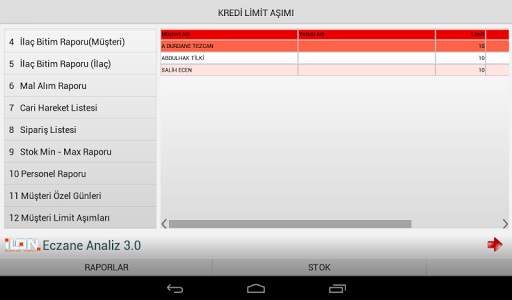 ilon Mobil Analiz HD screenshot 6