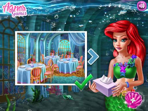 MERMAID RUINED WEDDING - Wedding games for girls screenshot 2