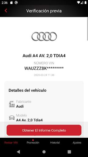 Check Car History For Audi screenshot 2