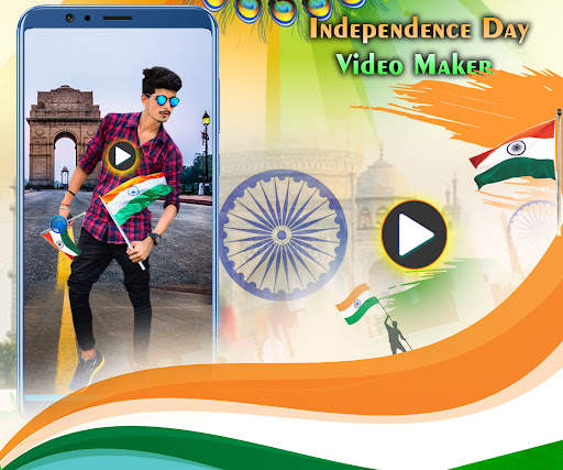 Independence day video maker - Photo frame screenshot 2