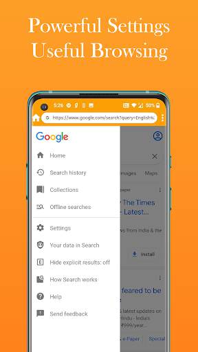 Uc Mini - Private Browser скриншот 4