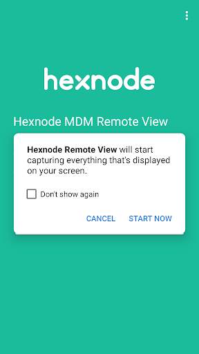 Hexnode MDM Remote View screenshot 2