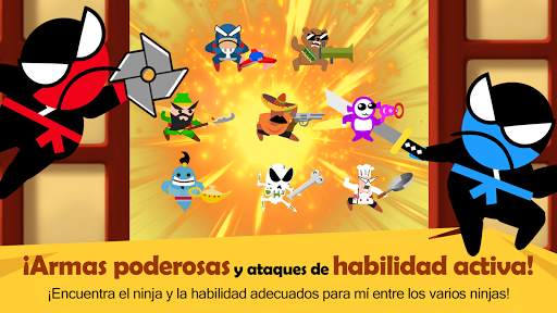 salta ninja batalla 2 jugador screenshot 7