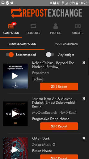 RepostExchange - Promote Your Music screenshot 5