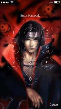 Narut Sharingan Lock Screen Clan screenshot 3