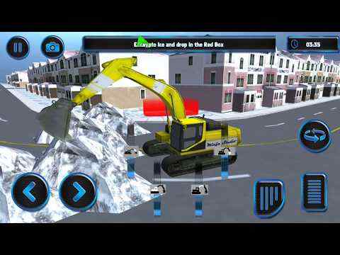 Sand Excavator Crane Transforming Robot Games screenshot 2
