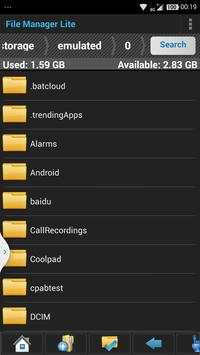 File Manager Lite screenshot 1