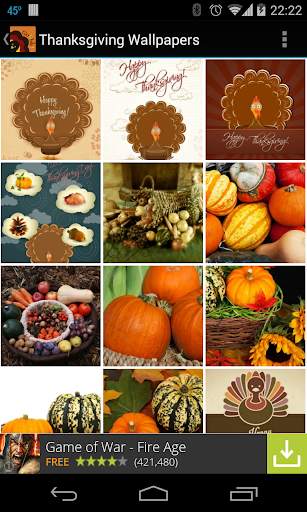 Thanksgiving Wallpapers 2 تصوير الشاشة