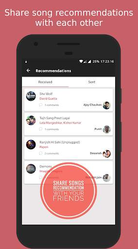 Swinguff - Social Music Player स्क्रीनशॉट 6