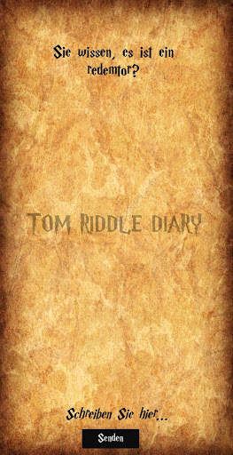 Tom Riddle Diary screenshot 1