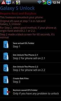Galaxy_S Unlock screenshot 1