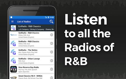 RnB Music Radio screenshot 1