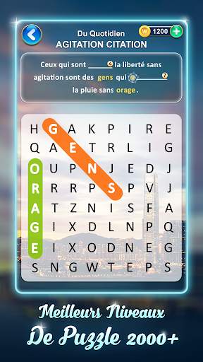 Esprit de recherche de mots: puzzle de mots screenshot 1