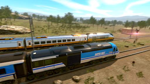 Train Racing Euro Simulator 3D: Jogos de trem screenshot 1