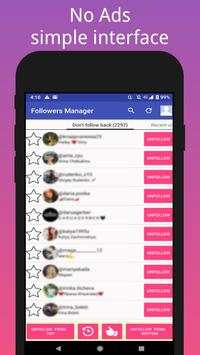 Followers Manager for Instagram screenshot 2