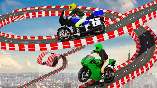 Stunt Bike Impossible Tracks-Race Moto Drive Game screenshot 1