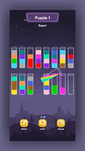 Water Sort - Color Sort Puzzle screenshot 1