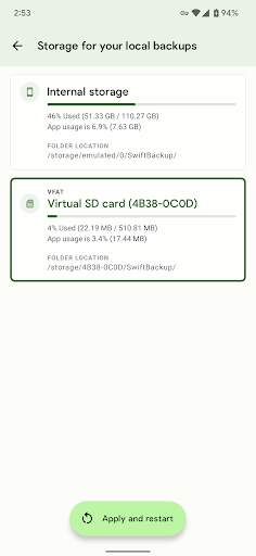 Swift Backup screenshot 8