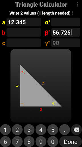 Triangle Calculator screenshot 2