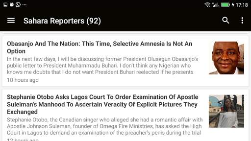 Nigeria News Archive 8 تصوير الشاشة