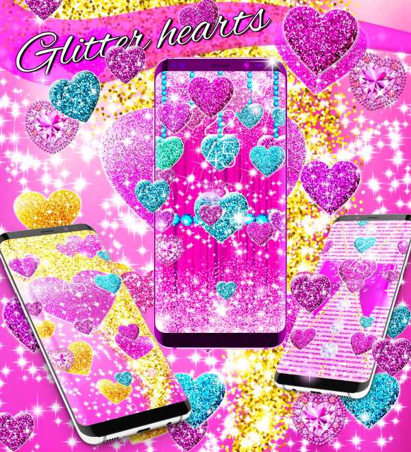Glitter hearts live wallpaper screenshot 8
