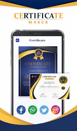Certificate Maker Design screenshot 5