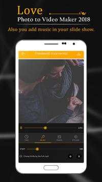 Love Photo To Video Maker 2018 screenshot 3