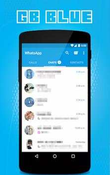 GB WhatsAap Blue Latest Version MOD screenshot 1