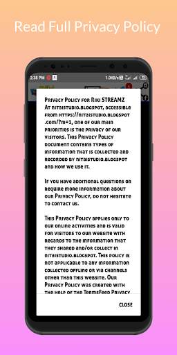 RIKI STREAMZ - Live tv:  Shows Music Entertainment screenshot 7