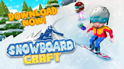 Snowboard Craft: Freeski, Sled Simulator Games 3D screenshot 1