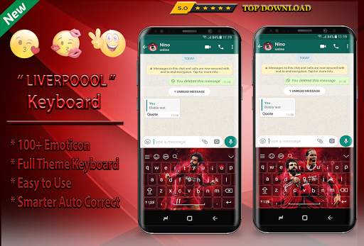 Reds Keyboard Theme Football 2019 स्क्रीनशॉट 3