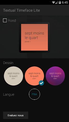 Textual Timeface Lite screenshot 3