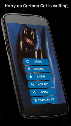 Video Call Horror Cartoon Cat Live screenshot 1
