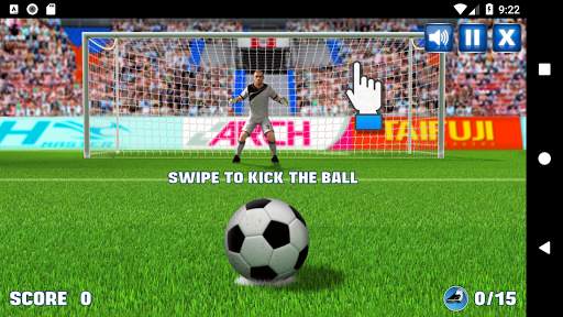 World cup penalties kick screenshot 2