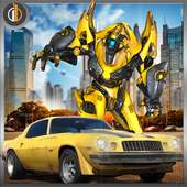 Air Robot Car Transform Game & City Iron Superhero logo
