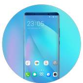 Theme for Oppo A7 abstract blue launcher 2.0.1