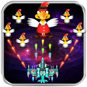 Chicken Shooter -Space Defense icon