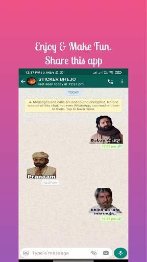 Sticker Bhejo - Sticker for Whatsapp screenshot 5