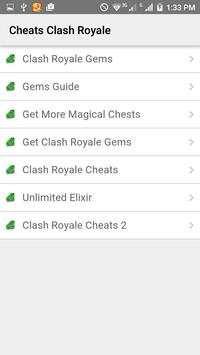 Cheats for Clash Royale screenshot 1