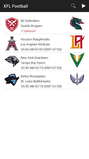 Watch XFL NFL NCAAF Football screenshot 1