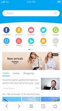 Adblocker browser screenshot 1