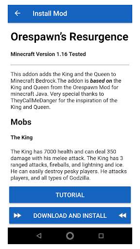 Goddzilla King Of Monster Mod For PE screenshot 3