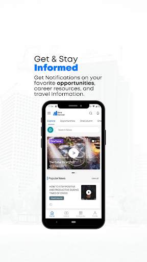 OneCareer App Scholarships Funding Courses Travel screenshot 1