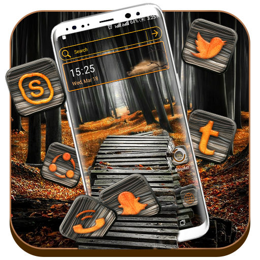 Dark Forest Launcher Theme أيقونة