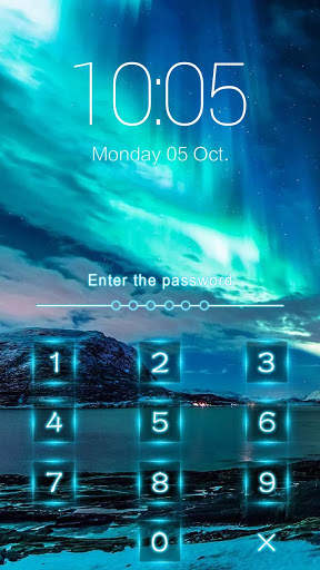 AppLock Theme Aurora screenshot 2