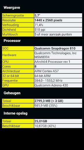 Telefoon informatie (Phone information) screenshot 2