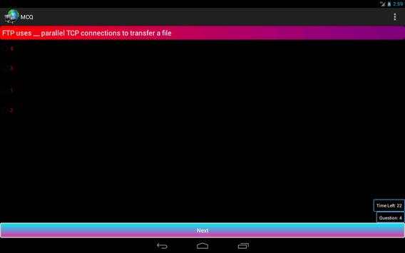 Computer Networks MCQ screenshot 11