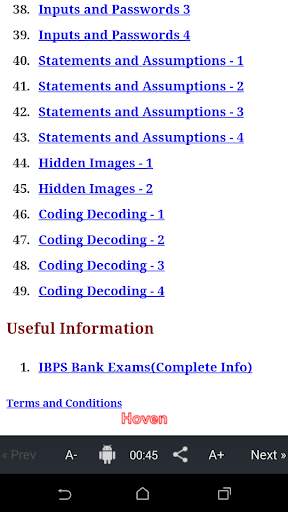 Statements Conclusion -1(IBPS) 5 تصوير الشاشة