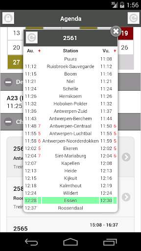NMBS Agenda 3 تصوير الشاشة