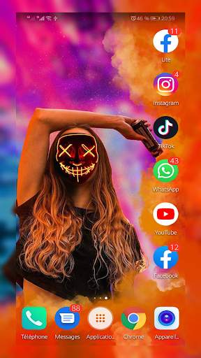 Joker-Anonymous Wallpaper 4K screenshot 1